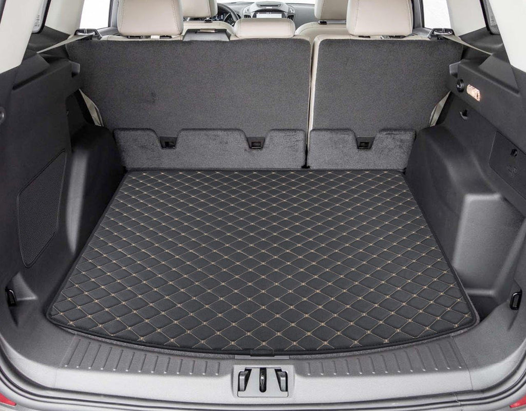 Luxury Padded PU Leather Trunk Mat Cargo Liner Q977