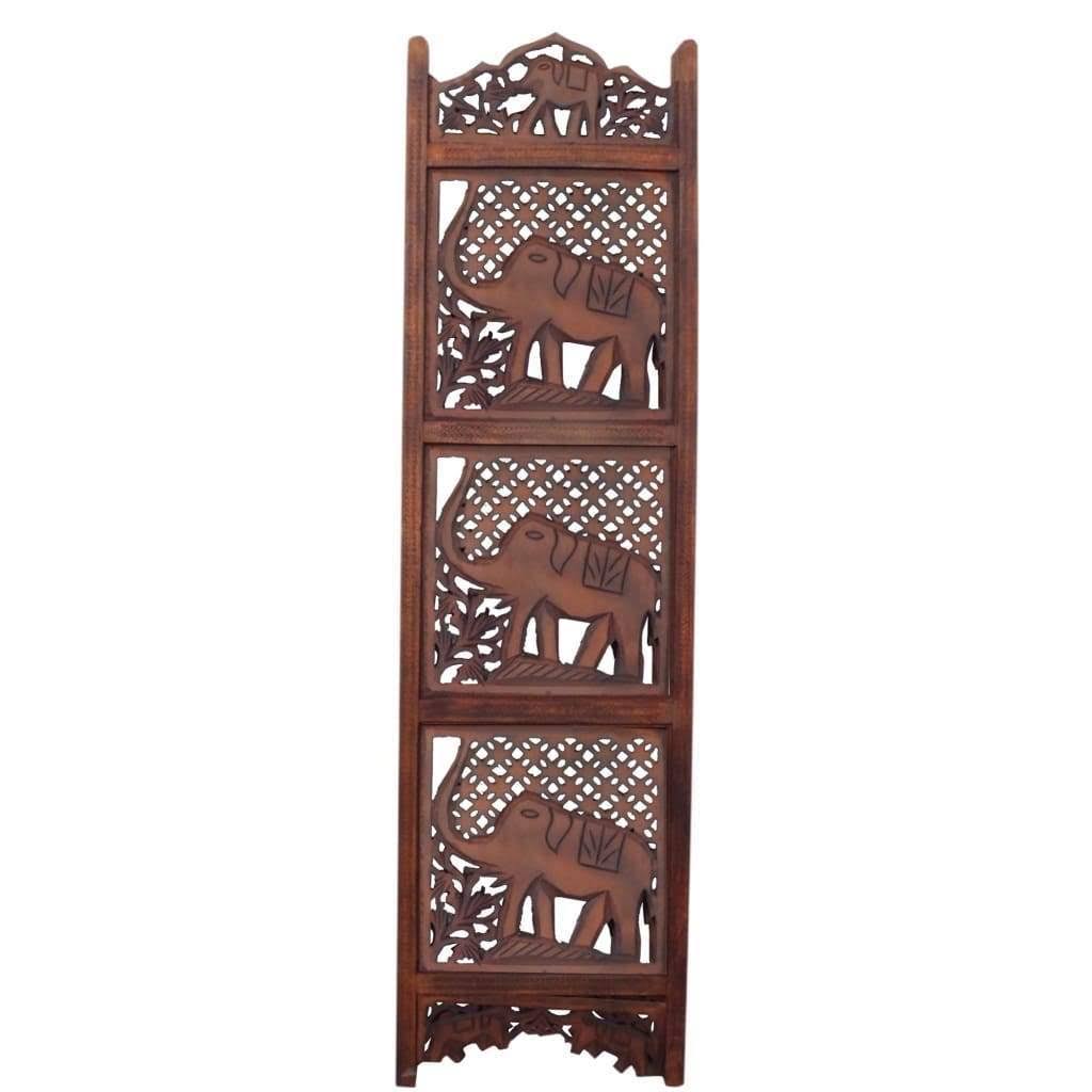 Carved Wood Room Divider L297962