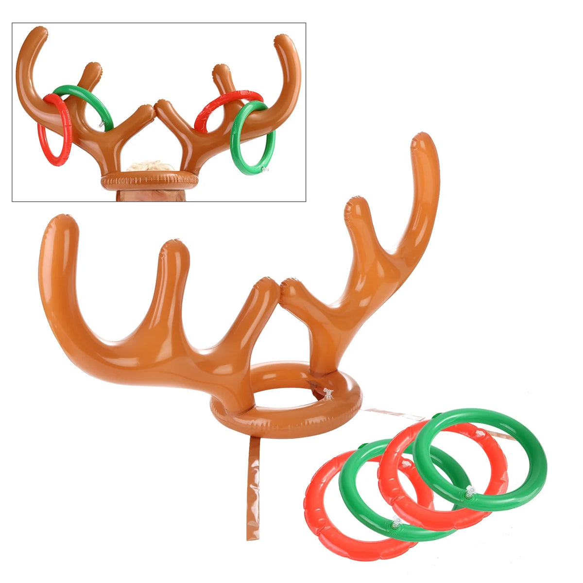Inflatable Reindeer Hat Toss Game Q2460