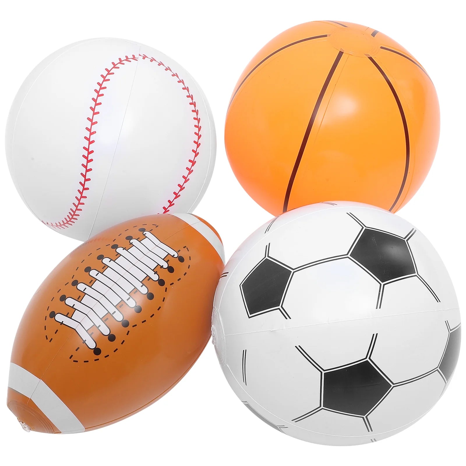 Inflatable Beach Ball Set of 4 H428