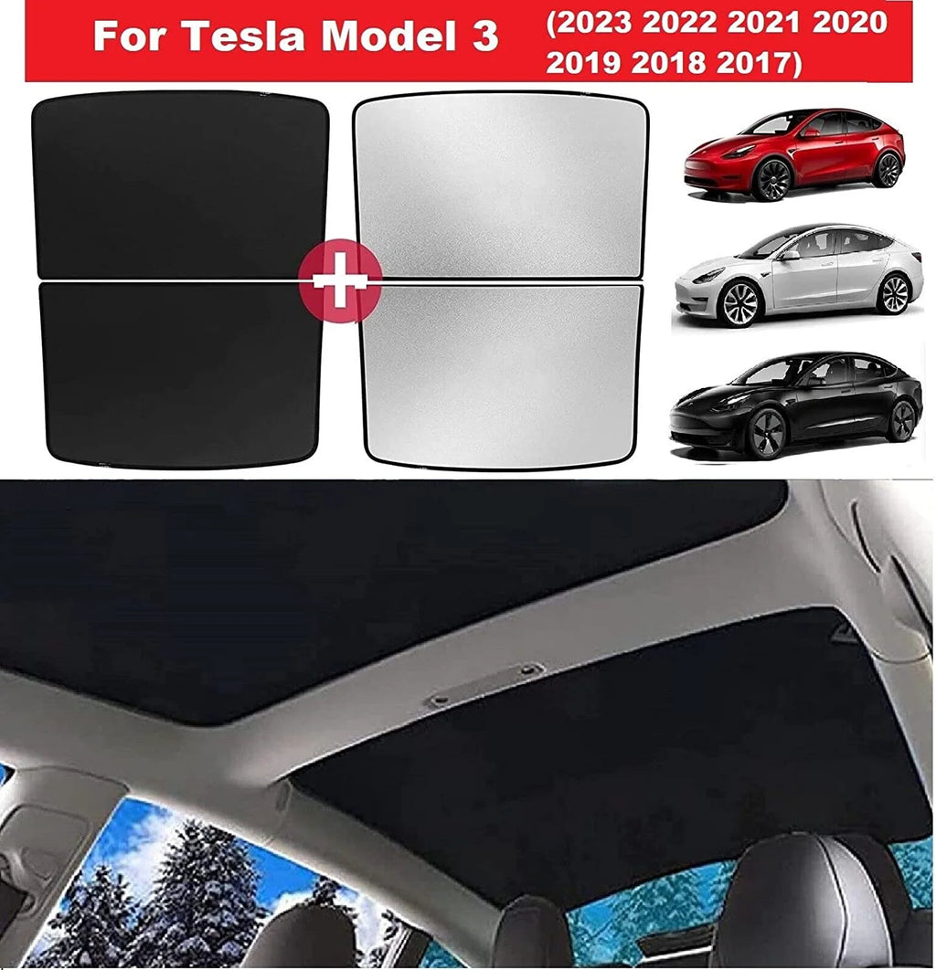 Black Reflective Sunshade Roof Window Cover G591
