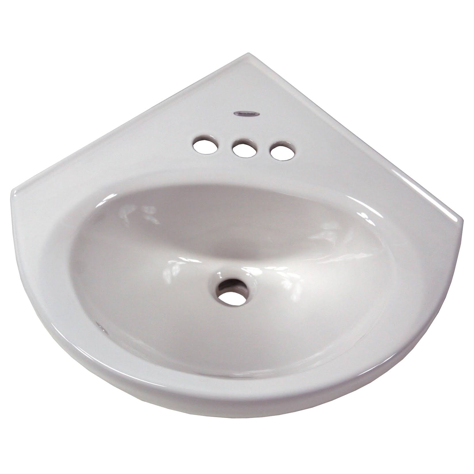 White Wall Mount Bathroom Sink X30649