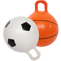 2pcs Inflatable Exercise Ball Jumping Ball Basketball Football Shape Balls Q355699
