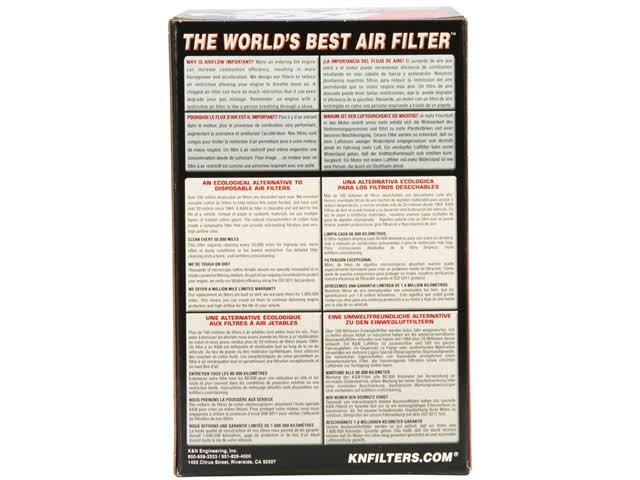 Red Universal Air Filter A9124