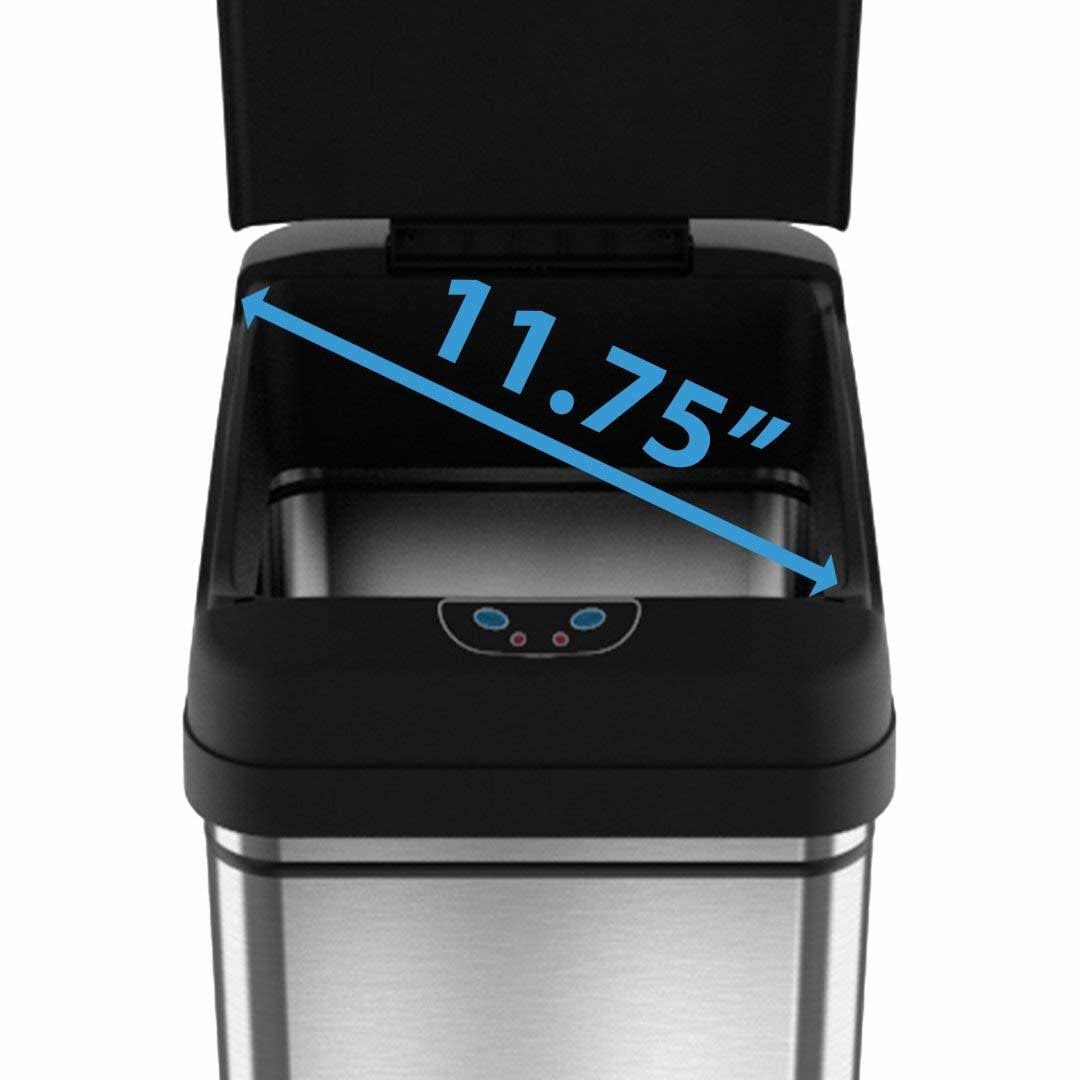 13 Gallon Automatic Sensor Kitchen Trash Can I301941