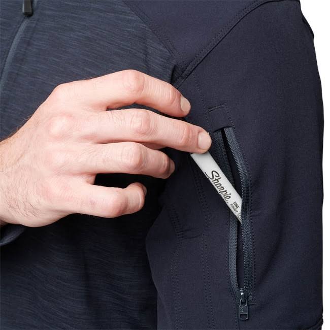 Dark Navy 1/4 Zip V978