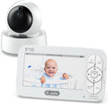 Baby Monitor with 5 LCD Screen, 720p HD, Remote PTZ, Two-Way Talk, Infrared Night Vision P797