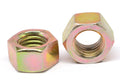 Fine Thread Grade 8 Finished Hex Nut Yellow Zinc Plated Q2053