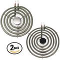 2-Pack Replacement 8 inch 5 Turns & 6 inch 4 Turns Surface Burner Elements P38376