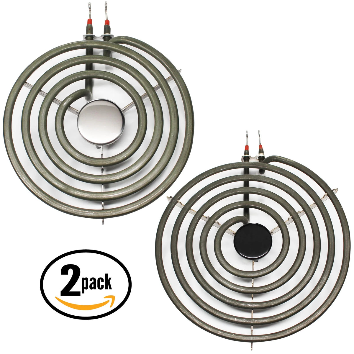 2-Pack Replacement 8 inch 5 Turns & 6 inch 4 Turns Surface Burner Elements P38376