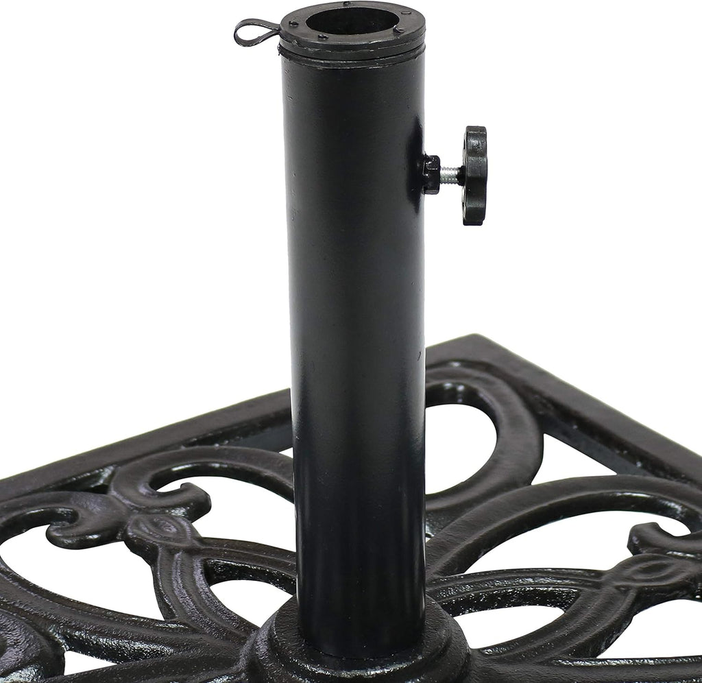 22-Inch Square Cast Iron Umbrella Base N877878