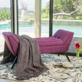 Deep Purple Fabric Bench S80275