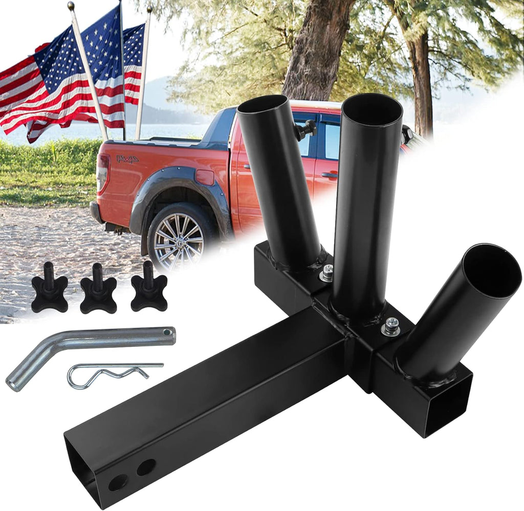 Trailer Hitch Mount Flag Pole Holder with Bolts L183770
