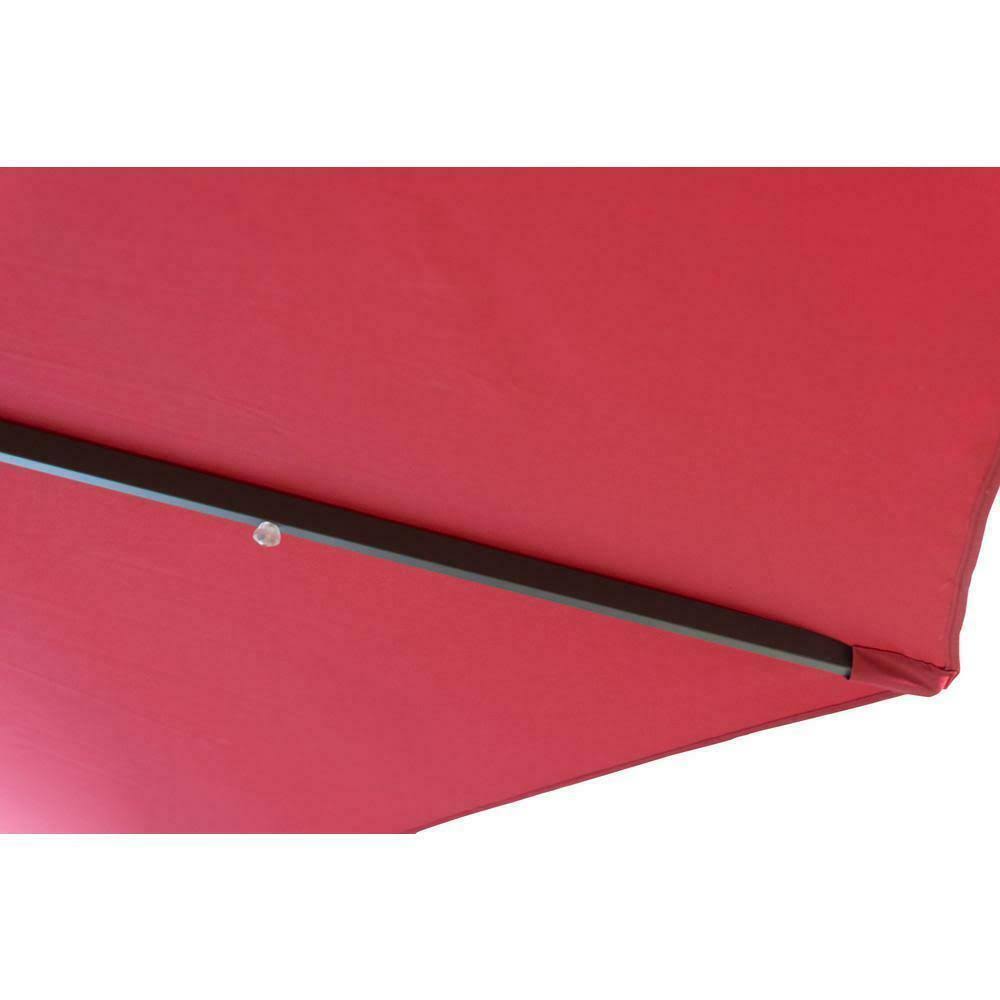 Scarlet Cantilever Solar Patio Umbrella J473