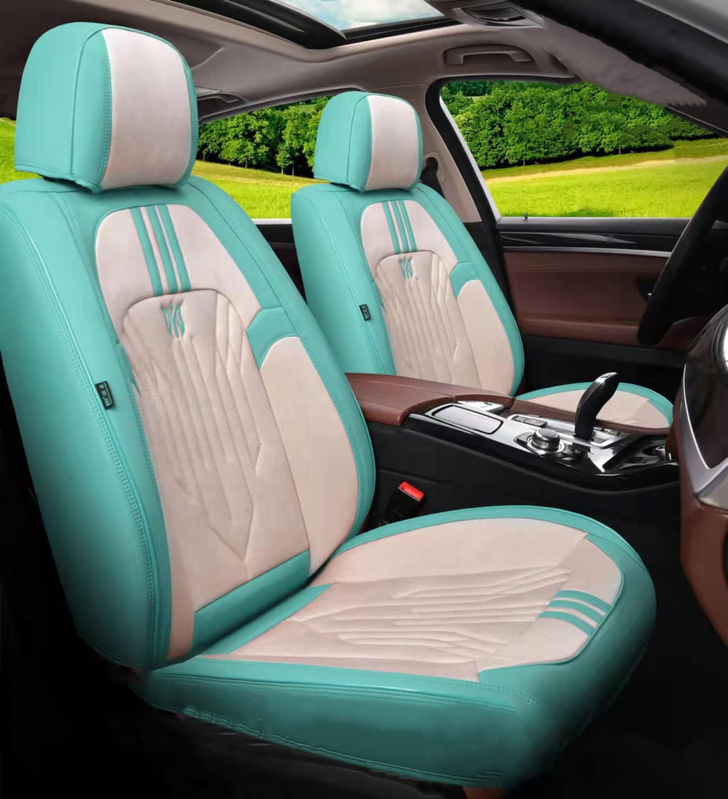 Black&Pink 5-Seater Full Set Universal Car Seat Covers F20314