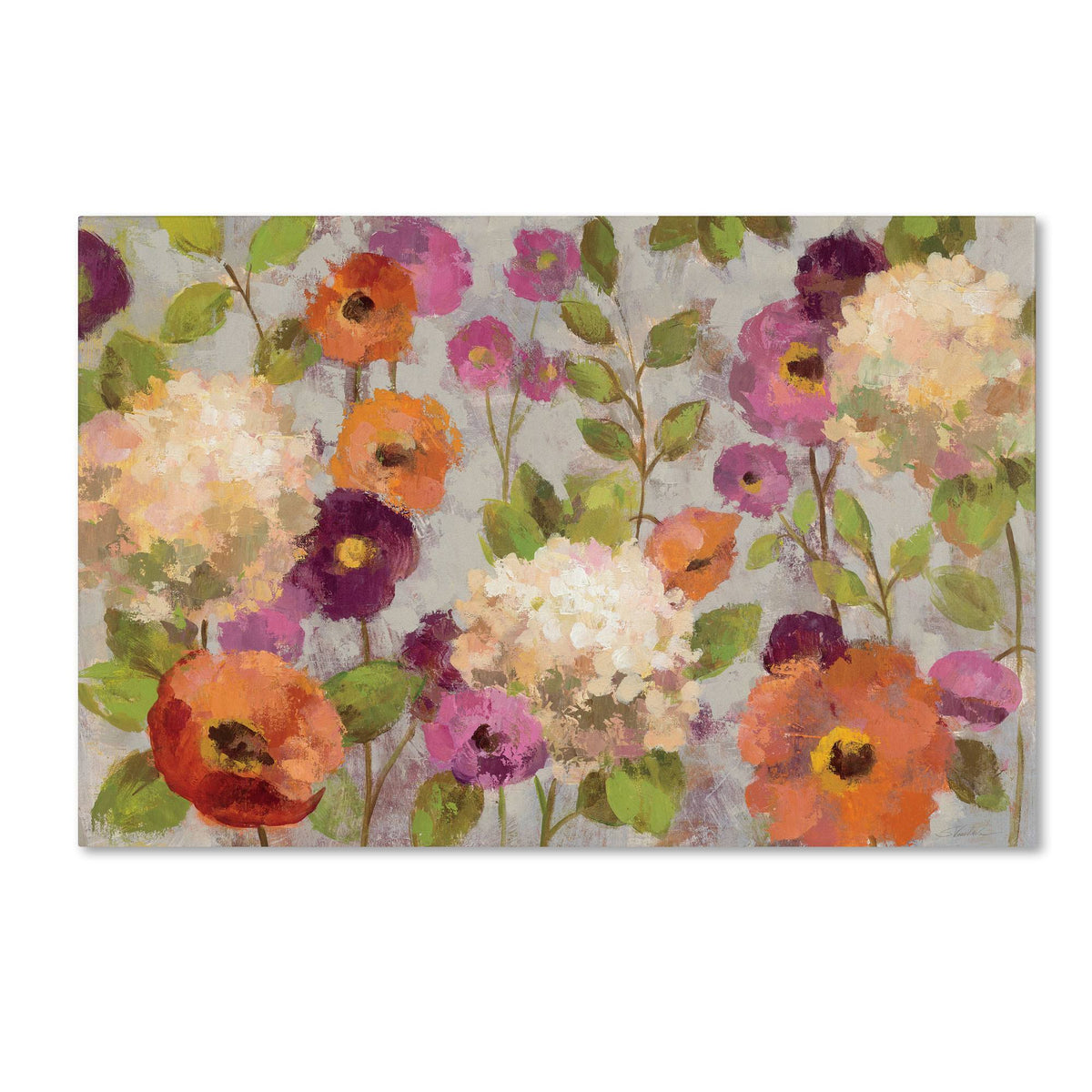 Hydrangeas and Anemones Canvas Art J90335