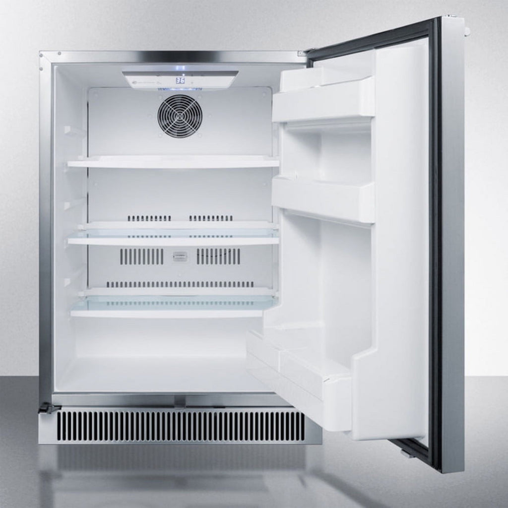 24" Wide Built-In Outdoor All-Refrigerator I5022