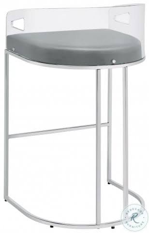 Grey Bar Stool Set of 2 M919248