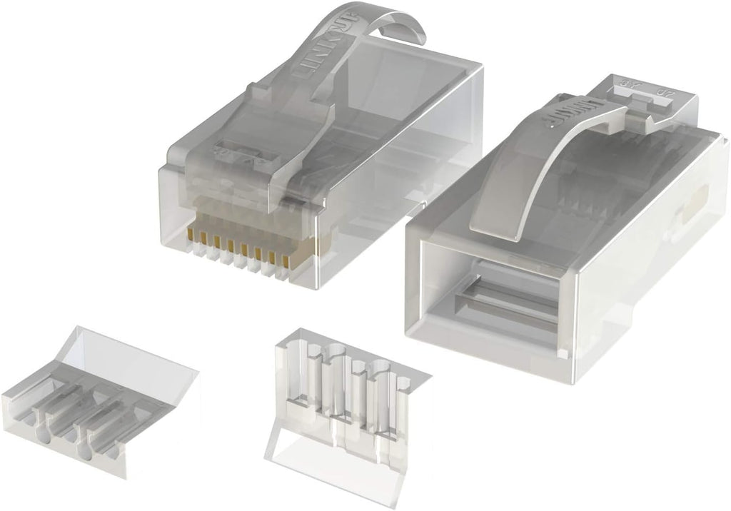 100 Pack Cat6 STP RJ45 Connectors I8285