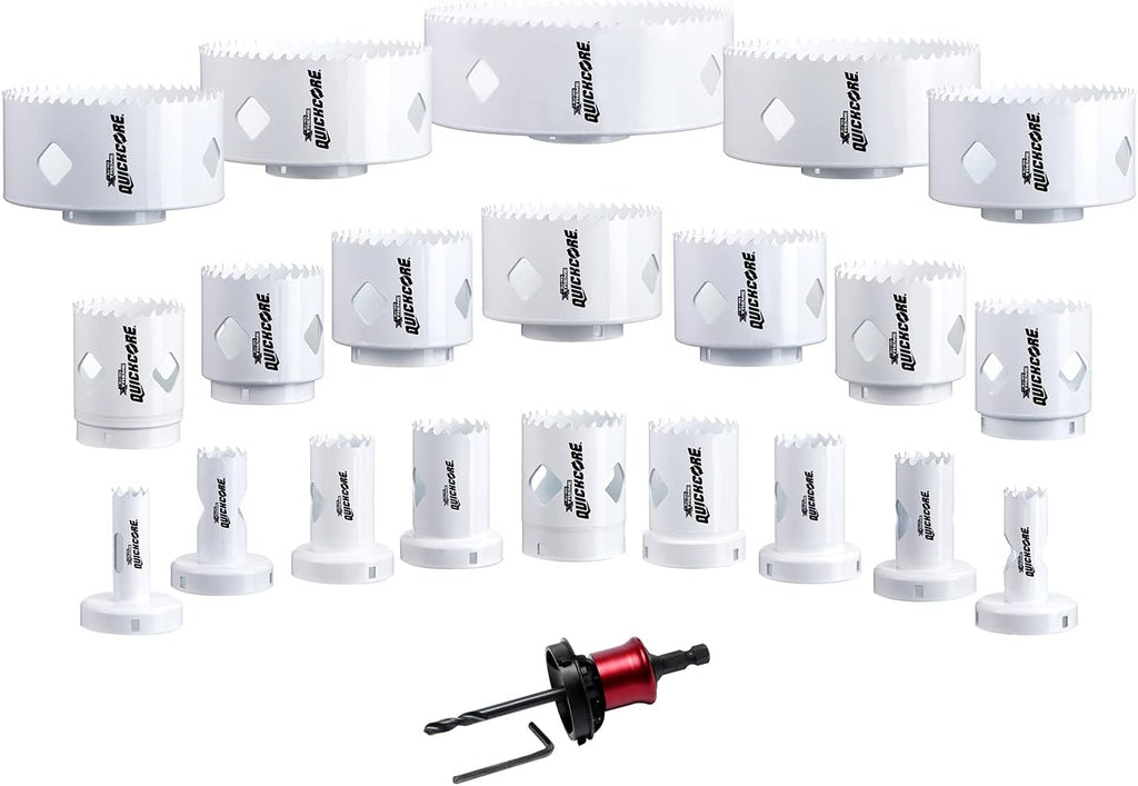 20 Pc Bi-Metal Hole Saw Kit with Arbor C46679