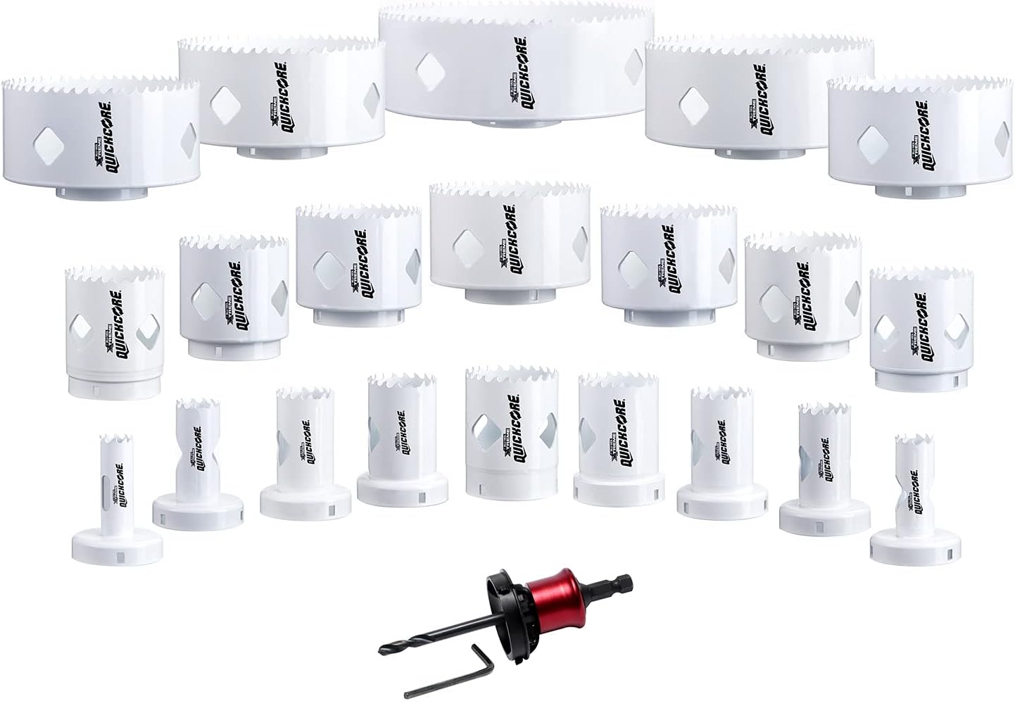 20 Pc Bi-Metal Hole Saw Kit with Arbor C46679