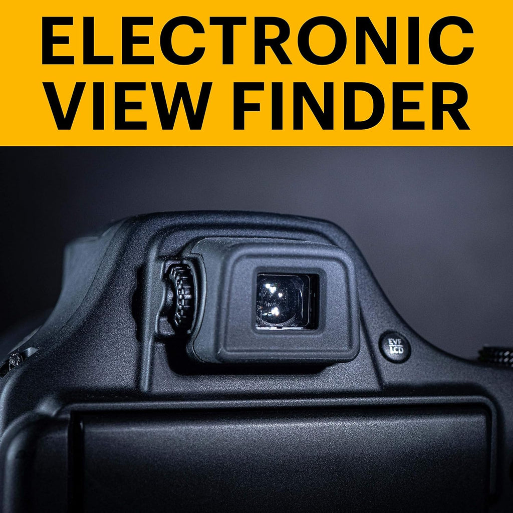 20MP Digital Camera with 90X Optical Zoom and 3 LCD (Black) N4651