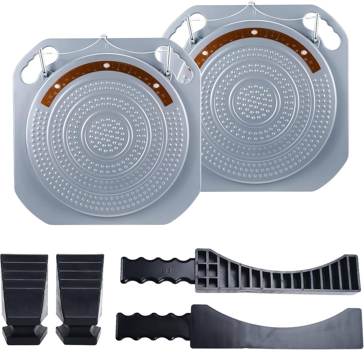Wheel Alignment Turntable Turn Plates with Transition Bridge and Thrust Block D8852