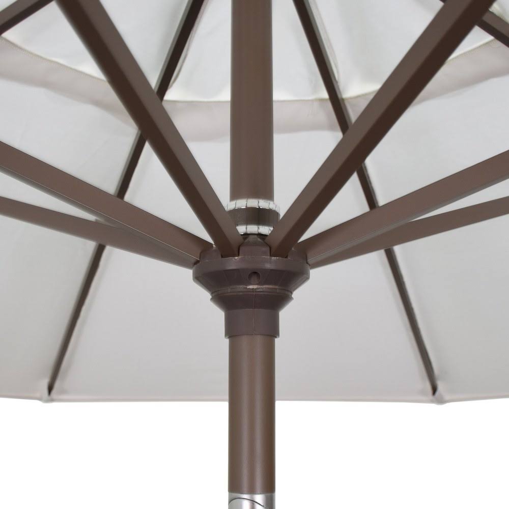 9' Aluminum Market Umbrella Taupe B62793