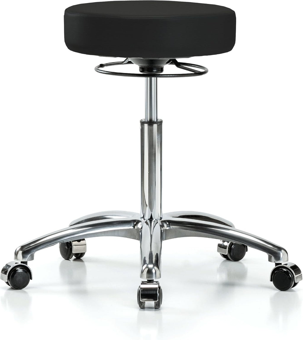 Cinder Fabric Adjustable Swivel Stool with Footring Q969237