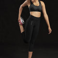 Black Compression Capri U4778