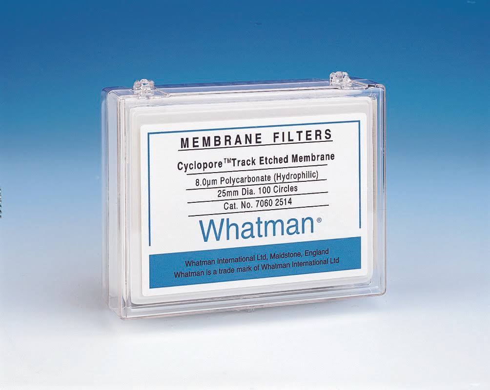 Hydrophilic Polycarbonate Filter Membrane 0.03 um, 25 mm (100/Pack) N2276