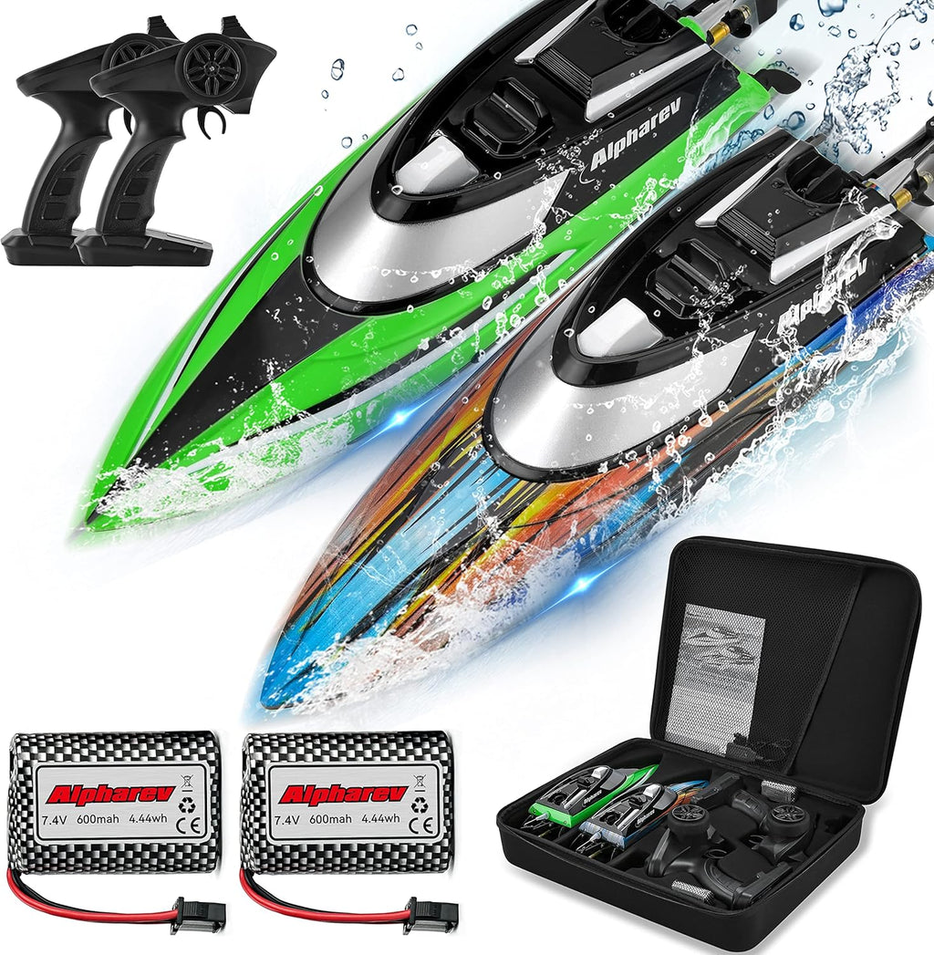 RC Boat with Case, 20+ MPH Remote Control Boat G503780