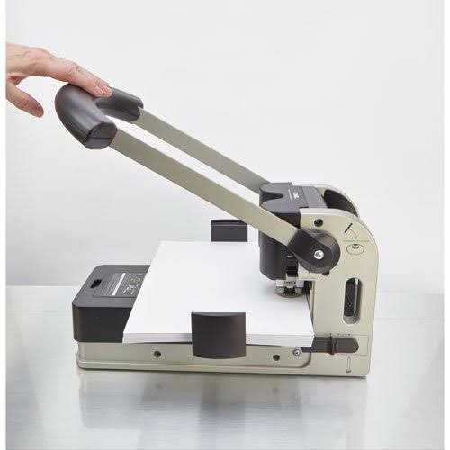 Extra Heavy-Duty Two-Hole Punch, 300 Sheets, Gray A216232