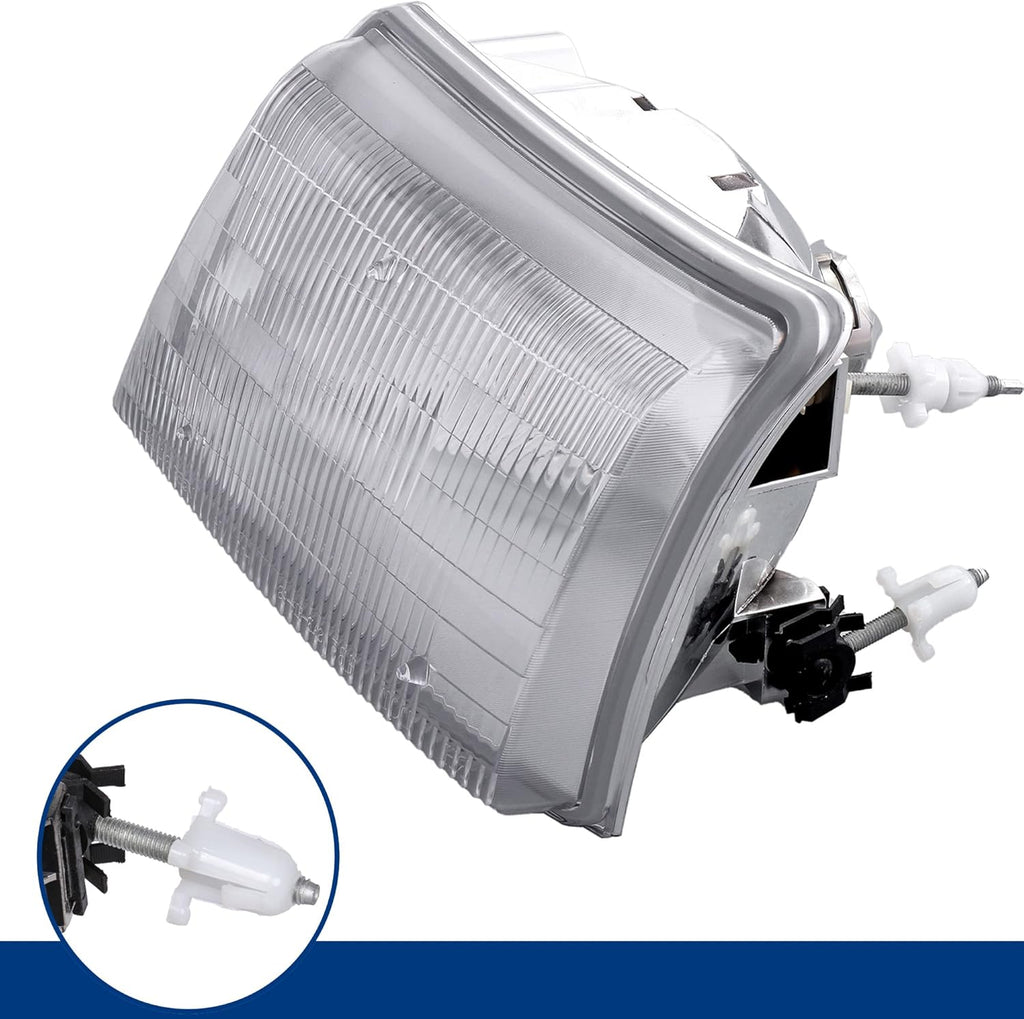 Headlight Assembly for 1998 1999 2000 Ford Ranger Pickup Truck Left Driver and Right Passenger Side without Bulbs Pack of 2 C83592