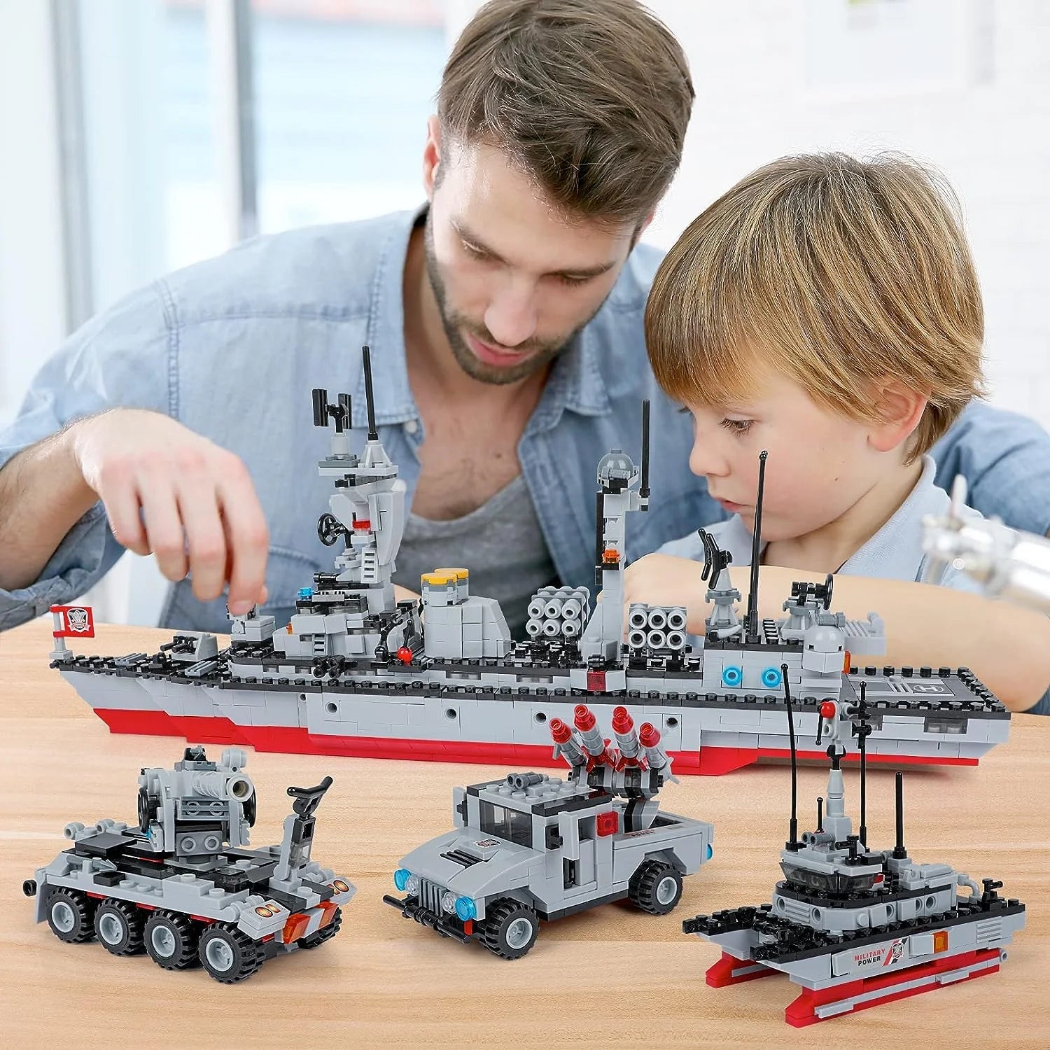 1296 Pieces Aircraft Carrier Building Block Set G51148