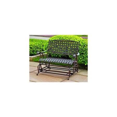 Black Iron Patio Double Glider P620