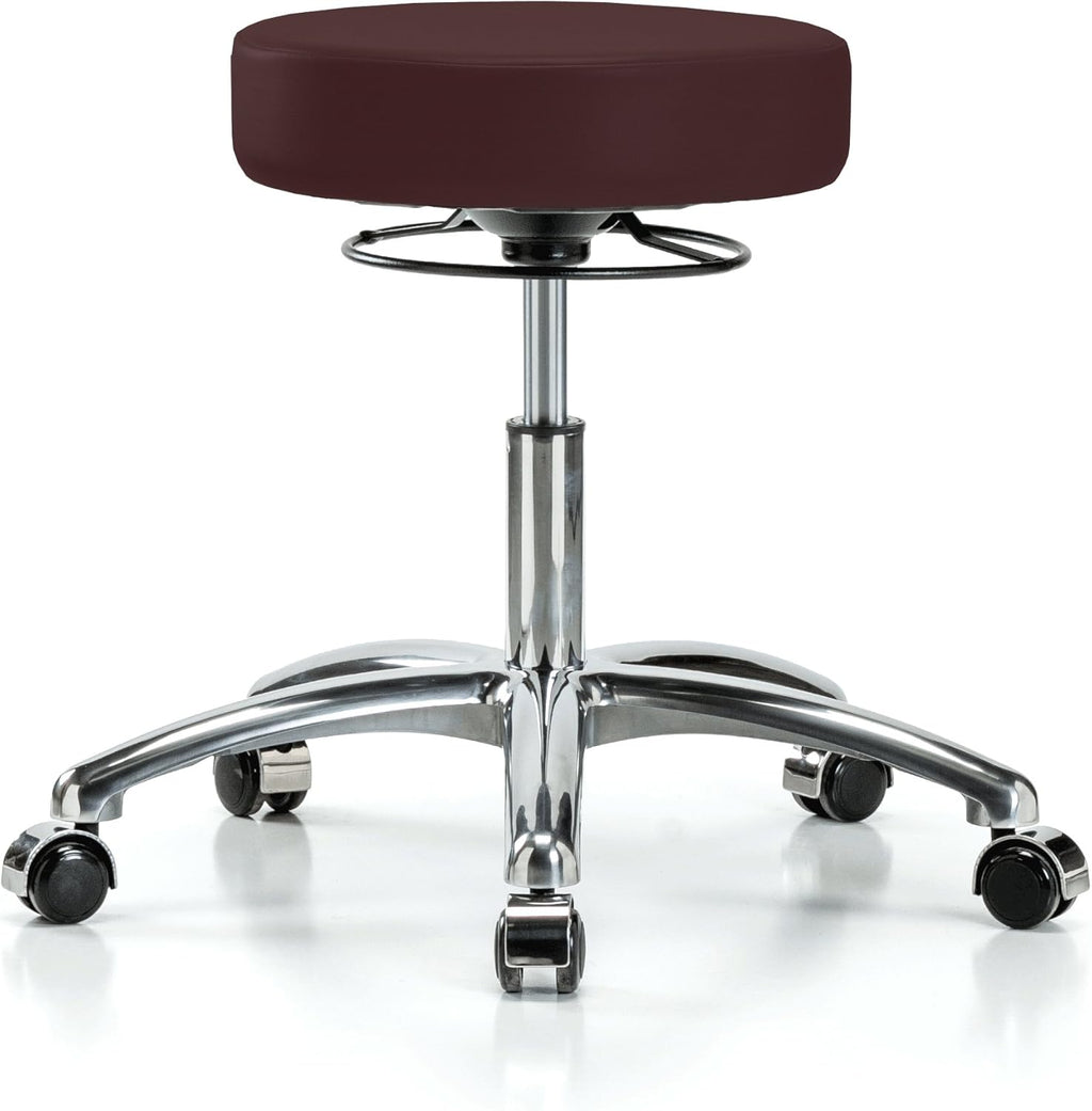 Cinder Fabric Adjustable Swivel Stool with Footring Q969237