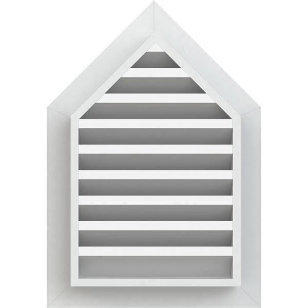 Peaked Top Gable Vent with 1 inch Frame K4730