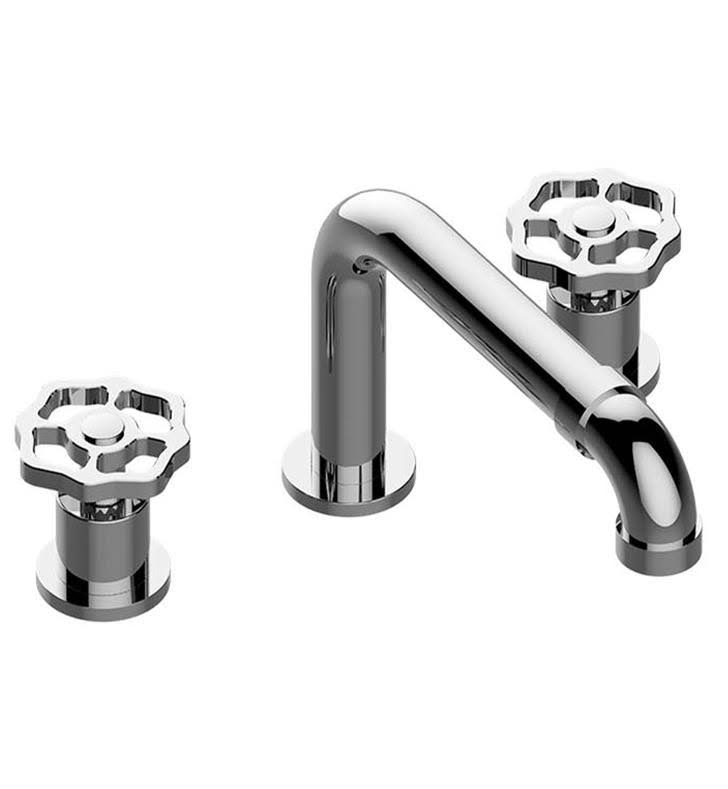 Polished Chrome Double Handle Roman Tub Faucet Trim Only N8796