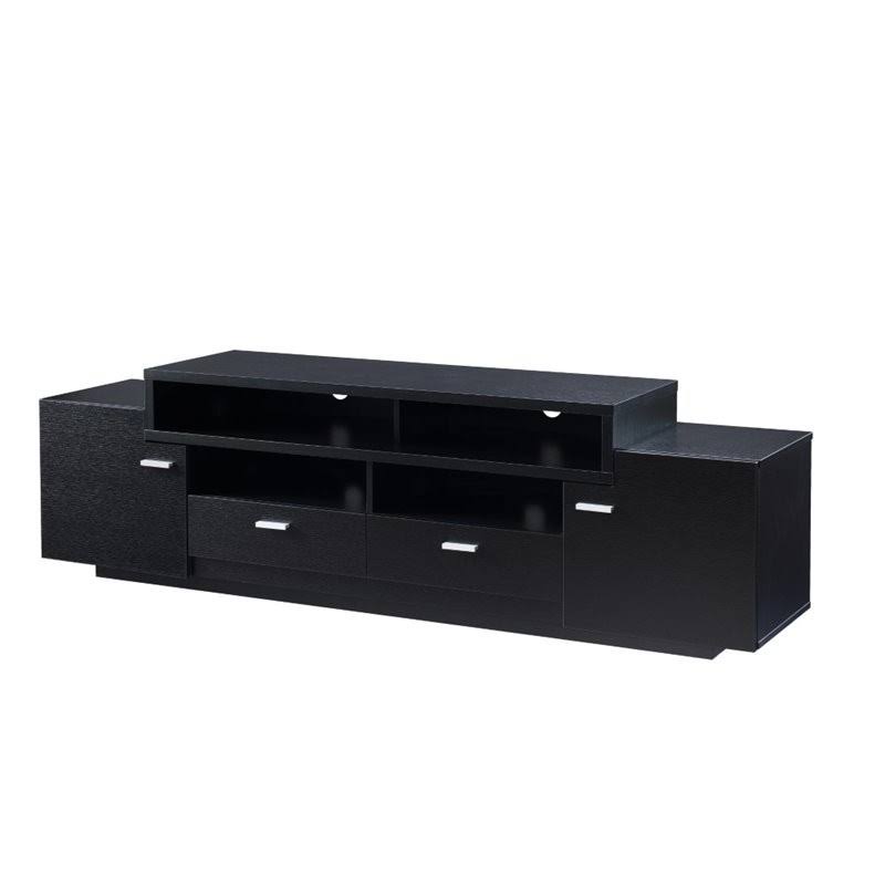 72x22 Black TV Stand R22432