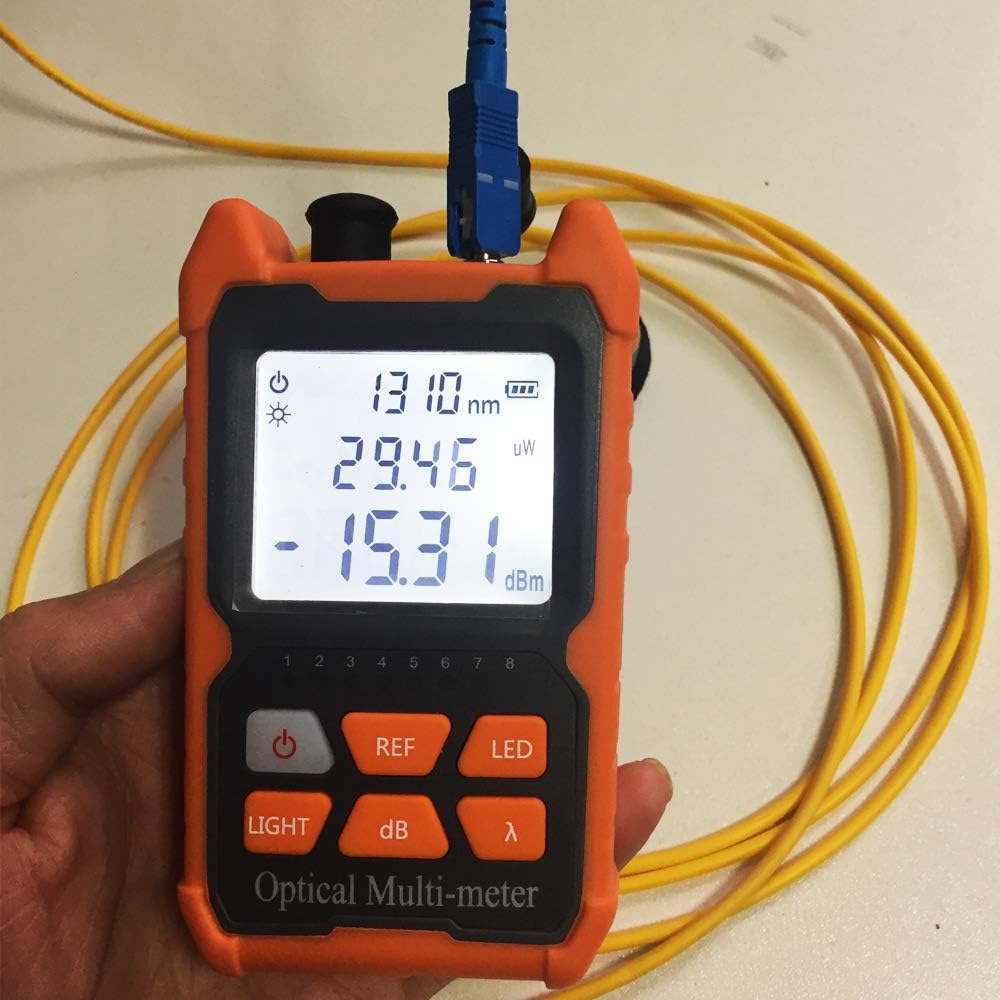 Mini Optical Fiber Power Meter with Visual Fault Locator M761579