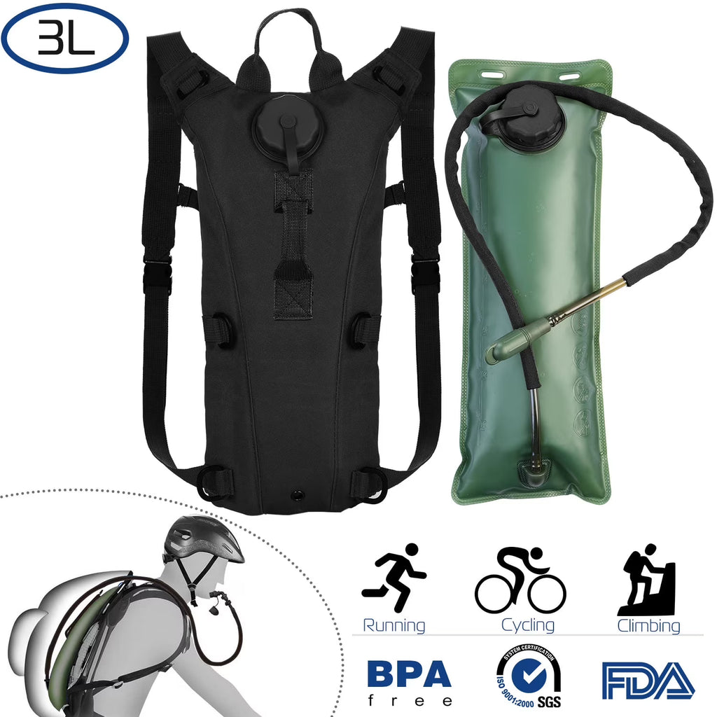 Black 3L Hydration Backpack J936920