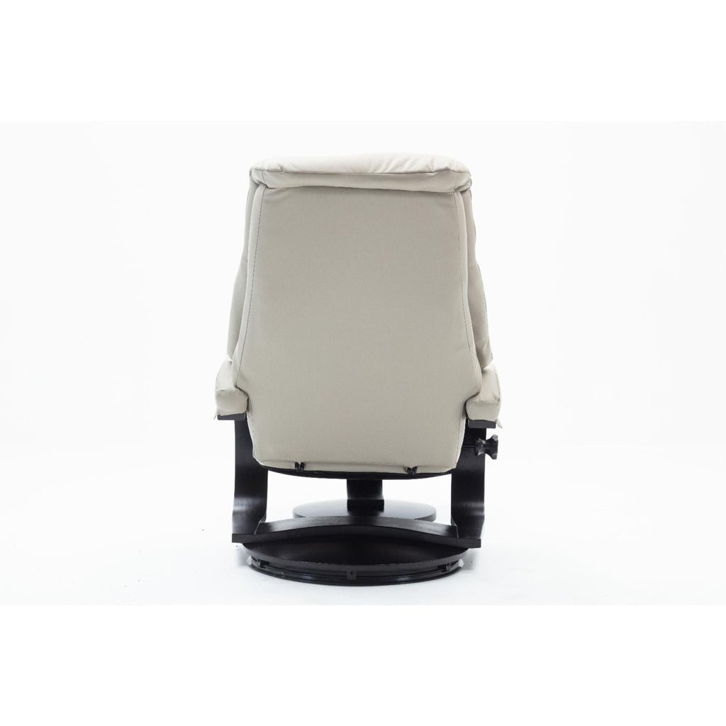 Top Grain Leather Recliner and Ottoman Y155167