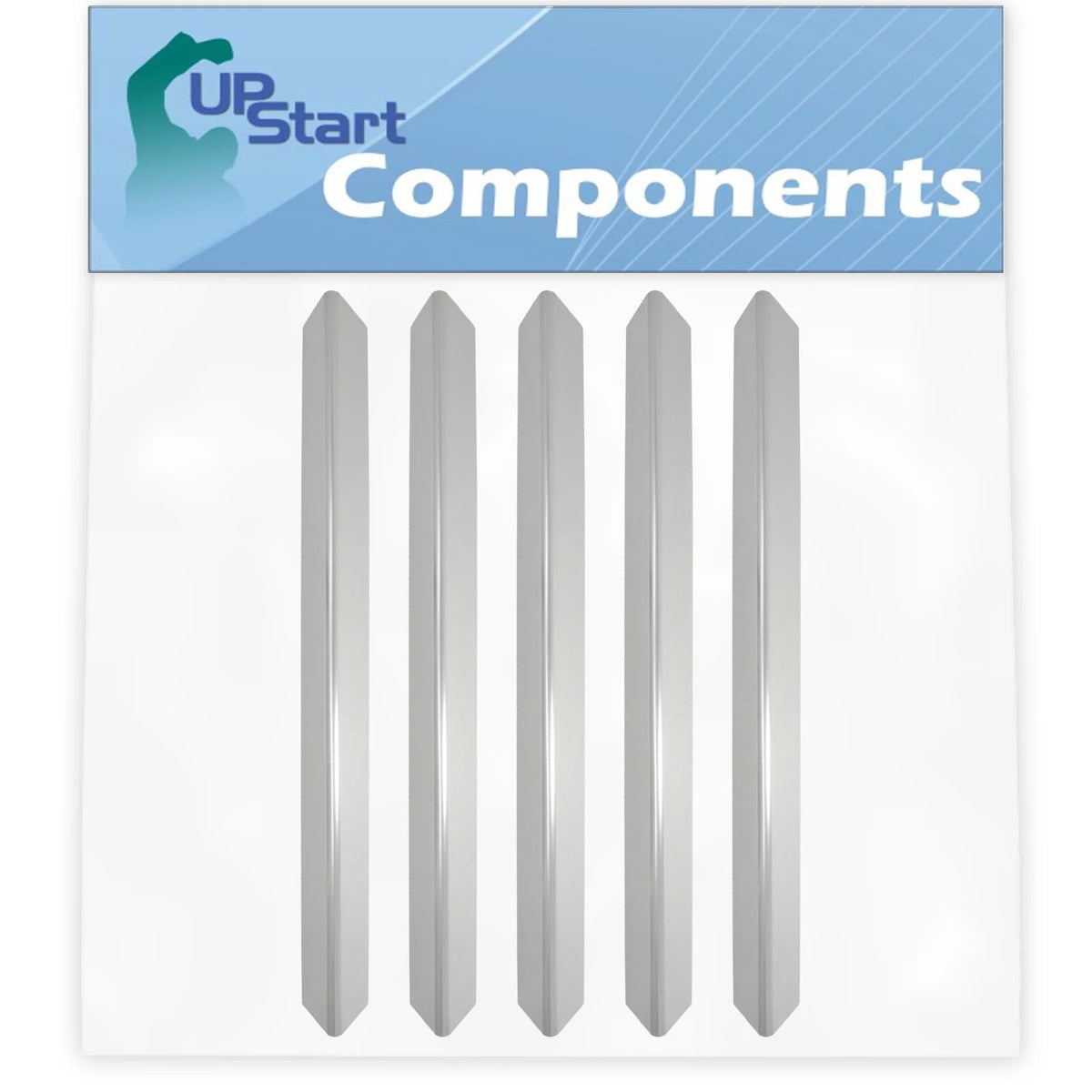 5-Pack Stainless Steel BBQ Grill Heat Shield Plate Replacement Parts K5060