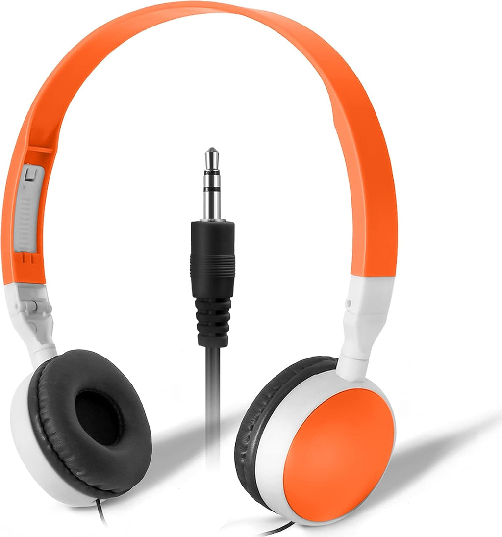 25 Pack Multi Color Foldable Headphones for School Y15018