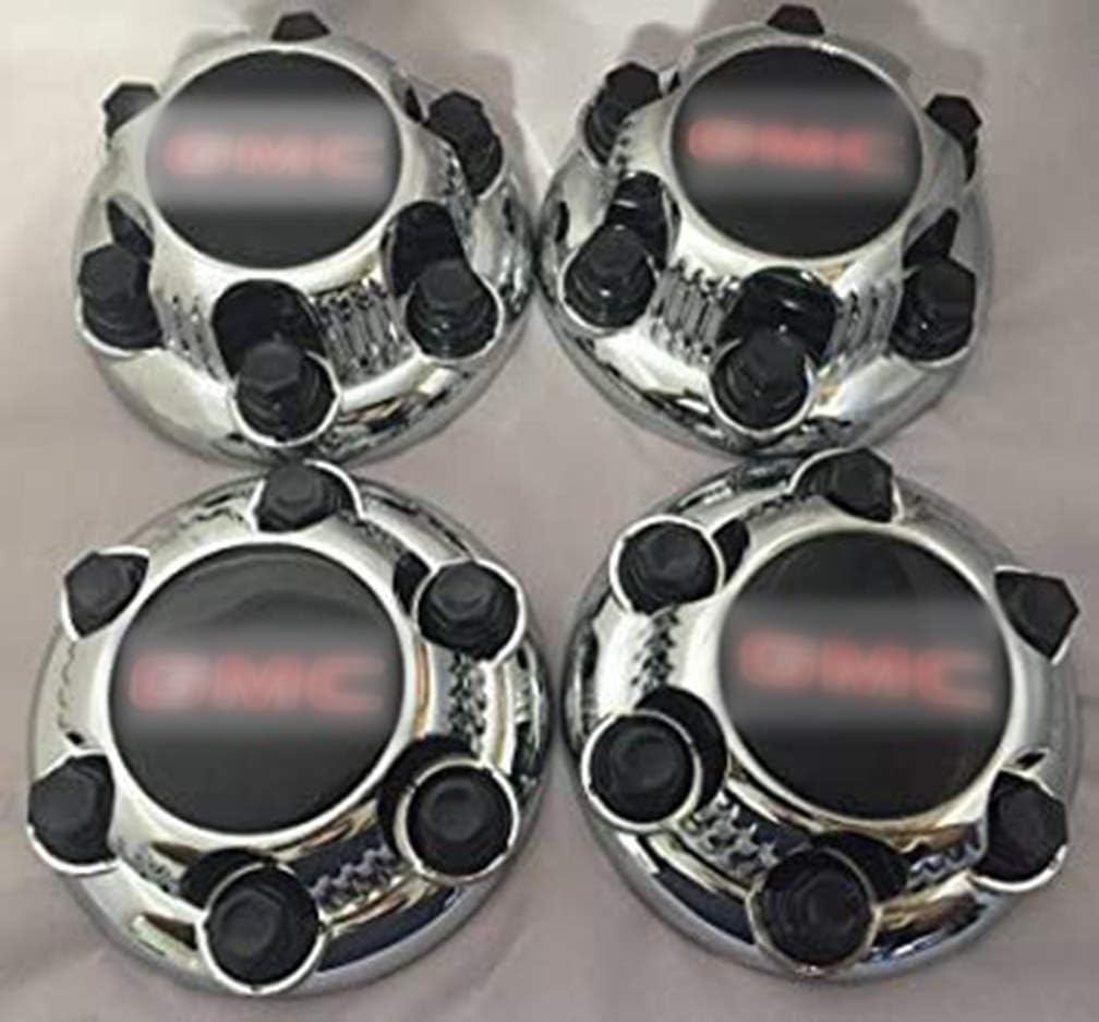 4X Set of 4 Chrome 6 Lug Center Caps Hubcaps for 16 17 Wheels L74562