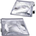 Headlight Assembly for 1998 1999 2000 Ford Ranger Pickup Truck Left Driver and Right Passenger Side without Bulbs Pack of 2 C83592
