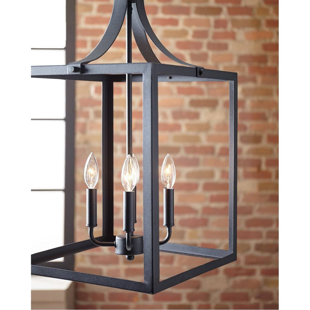 Black Four Light Hall Foyer B758961