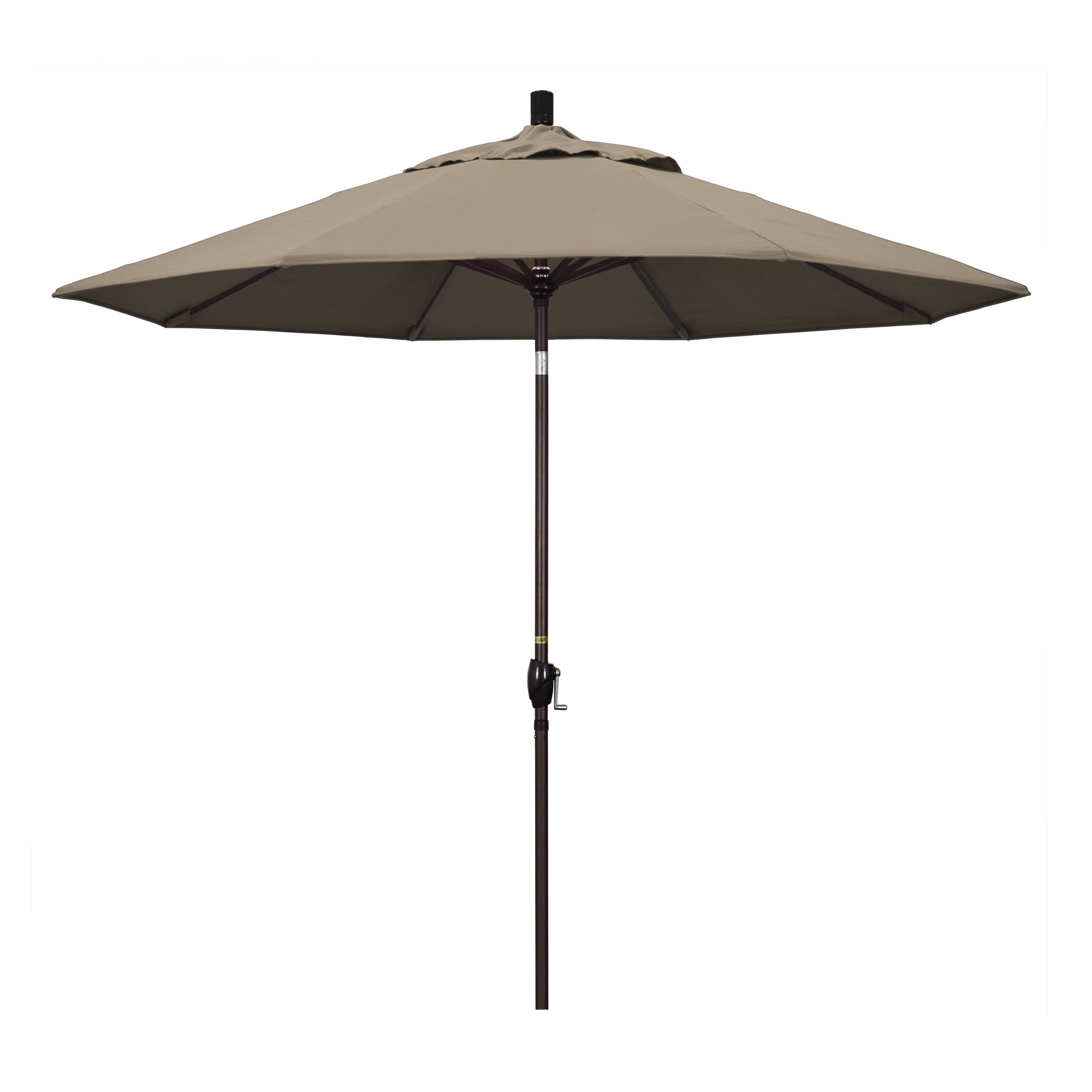 9' Aluminum Market Umbrella Taupe B62793