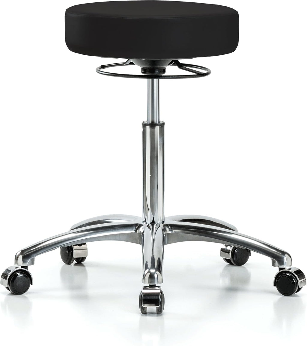 Cinder Fabric Adjustable Swivel Stool with Footring Q969237